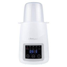 The First Aquecedor de Mamadeira 2 em 1, Aquece e Esteriliza, Tamanho Padrão, 3 Peças, Branco