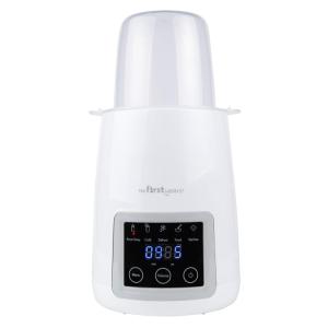 The First Aquecedor de Mamadeira 2 em 1, Aquece e Esteriliza, Tamanho Padrão, 3 Peças, Branco