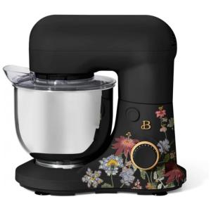 Batedeira Planetária 3,3L Beautiful Wildflower Black Sesame, 12 Velocidades, Taça Inox, Splash Guard, 300W, Tilt-Head, 110V