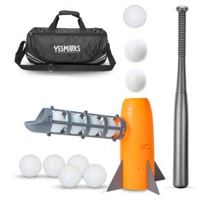 Conjunto de Golfe com Arremessador Automático para Crianças de 5 Anos ou Mais, YESMARKS, Laranja