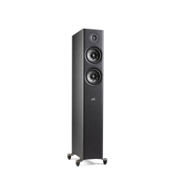 Caixa de som torre Polk Audio Reserve R500 preta para home theater estéreo 200W