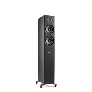 Caixa de som torre Polk Audio Reserve R500 preta para home theater estéreo 200W