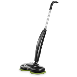 Esfregão Mop Elétrico sem Fio à Bateria Tanque de 330 mL com Farol LED, 110v, GLADWELL, Preto