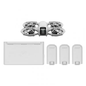 Combo DJI Neo ThreeBattery: Mini Drone com Câmera 4K UHD para Adultos, 135g de Drone Autônomo que Segue Você, Decolagem de Palma