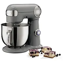 Batedeira de Bancada 5.5L com 12 Velocidades, Aço Inoxidável, 500W, 110v, CUISINART SM 50GR, Cinza