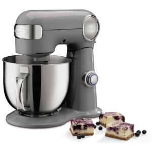 Batedeira de Bancada 5.5L com 12 Velocidades, Aço Inoxidável, 500W, 110v, CUISINART SM 50GR, Cinza
