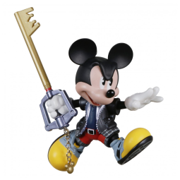 Enfeite Natalino Hallmark Keepsake Disney Kingdom Hearts Mickey Mouse com Keyblade Plástico 8,4x7,6x4,1 cm