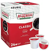 Keurig K Cup Café Classico Torra Média 24u, KRISPY KREME 5000203881, Marrom