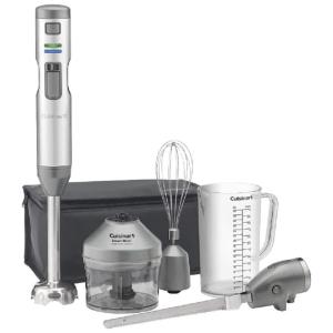 Mixer Recarregável com Acessórios, Aço Inoxidável, CUISINART CSB 300, Prateado