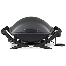 Churrasqueira Elétrica Portátil Serve 4 Porções, 110V, Weber Q2400, Preto
