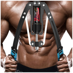 Aparelho de Musculação para Braço com Potência Hidráulica Ajustável de 9 a 200 kg, DEDAYL, Preto