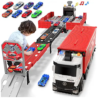 Caminhão Transportador que Vira Pista
