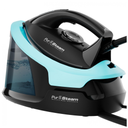 Pursteam: Ferro de Passar a Vapor com Estação de Vapor Max e Base de Cerâmica, Reservatório de Água Removível de 1500ml, Pursteam World's