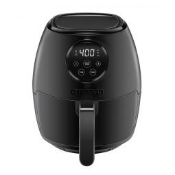 Fritadeira Elétrica AirFryer 3,6L com Painel Digital e Desligamento Automático, 110V, CHEFMAN, Preta