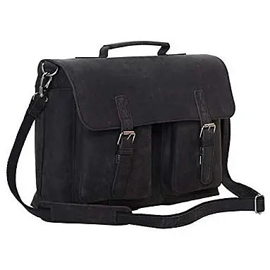 KomalC Bolsa, Pasta de Couro