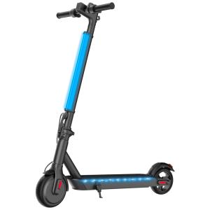 Patinete Elétrico Scooter 30 kmh com APP, para até 100 kg e Maiores de 13 Anos, e, HIBOY KS4, Preto