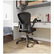 Cadeira de Escritório Ergonômica Giratória e Ajustável, NOXXON, Preto