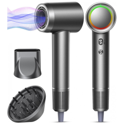 Secador de Cabelo Alternativo Alloom DYS0N 1 Minuto de Secagem Rápida, Secador de Alta Velocidade com 500 Milhões de Íons Negativos