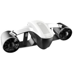 Scooter Subaquática Propulsor de Mergulho com 2 Velocidades e Câmera de Ação para Adultos, YOUGYM, Branco