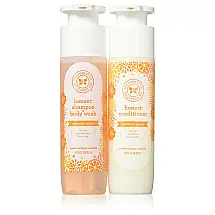 Shampoo Sabonete Corporal e Condicionador 296 ml cada Natural Baunilha Doce, HONEST SGB00HQ03R9SUS, Branco
