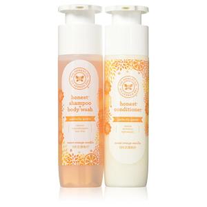 Shampoo Sabonete Corporal e Condicionador 296 ml cada Natural Baunilha Doce, HONEST SGB00HQ03R9SUS, Branco