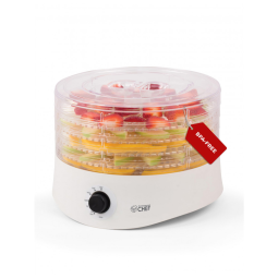 Desidratador de Alimentos com 5 Bandejas e Controle de Temperatura 280W, Branca, 110v, CHEF, Branco
