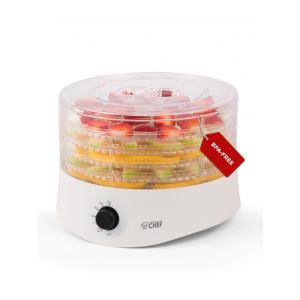Desidratador de Alimentos com 5 Bandejas e Controle de Temperatura 280W, Branca, 110v, CHEF, Branco