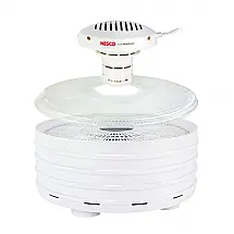 Desidratador de Alimentos NESCO FD-37 Branco/Transparente 400W 4 Bandejas Expansível 120V