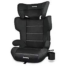 Assento Elevador com Encosto Harmony Dreamtime Elite Preto 2-em-1 com Conectores ISOFIX 18 a 50 kg