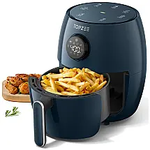 Fritadeira Elétrica de Ar Compacta 2,1 litros 4 em 1: Assa, Tosta, Reaquece, 98% Menos Óleo, Controle de Temperatura Ajustável