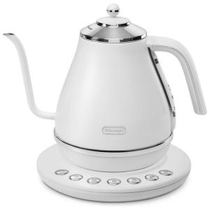 Chaleira Elétrica DeLonghi 1L com Controle de Temperatura, 1200W, Branca, 110v, KBOE1230J W, Branco