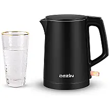 Chaleira Elétrica 800mL com Desligamento Automático, Branca, 110v, DEZIN, Branco
