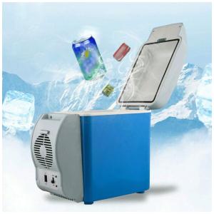 Mini Geladeira e Frigobar para carro, Portátil, 12V 7,5L, Resfria, Aquece, WANLECY, Azul
