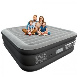 Colchão de Ar Queen Size Xsleep de 50,8 centímetros com Bomba Embutida - Luxuoso e Confortável - Material Resistente à Perfuração - Suporte