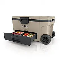 Cooler Térmico Ninja FrostVault FB265TL 61,5L com Rodas Bege