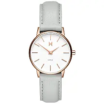 Relógio Feminino Analógico Quartzo de Aço Inoxidável, MVMT MA01 RGGR, Cinza