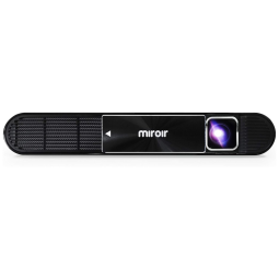 jetor Portátil 4K 1080P 700 Lumens jeção de até 120 Polegadas, 110v, MIROIR M631 Ultra Pro, Preto