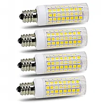 Youb Lâmpada LED Mini Candelabro Base na Cor Neutro 6000K 100W, 4 Unidades, 110v, YOUBIAO ZHOU E11 BULB, Branco