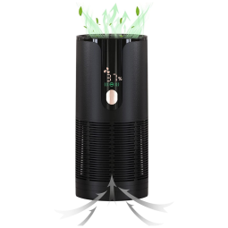 Mini Purificador de Ar, com Filtro HEPA H13, Área 20 m2, NOASAGE, Preto