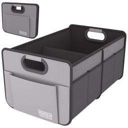 Organizador Veicular Homave Dobrável e Multifuncional, HOMEVE FCTO02, Cinza