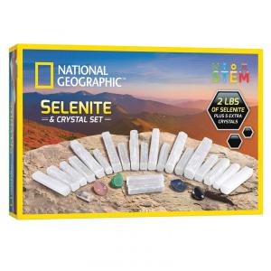 Conjunto de Cristal de Selenita e Outros Cristais, National Geographic