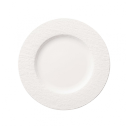 Prato para Jantar de 27 cm, Elegância e Praticidade em Sua Mesa com Formato Redondo e Material de Porcelana, Villeroy Boch, Branco