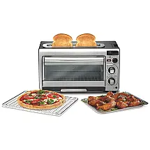 Forno Elétrico de Bancada 2 em 1 com Torradeira, 110v, HAMILTON BEACH 31156, Prateado