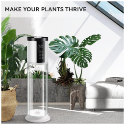 Umidificador Ultrassônico Portátil KONSIDEN 10L até 40H com Controle Remoto e Visor Digital, Branco