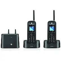 Telefone sem Fio, resistente à água e poeira IP67, 2 unidades, preto, MOTOROLA O212, Preto