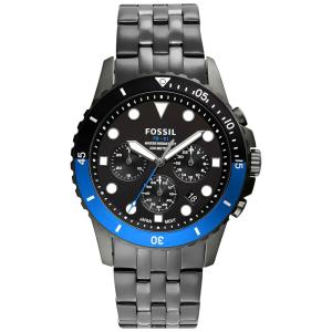 Relógio Masculino Analógico de Quartzo com Pulseira de Aço Inoxidável, Fossil FS5835, Preto