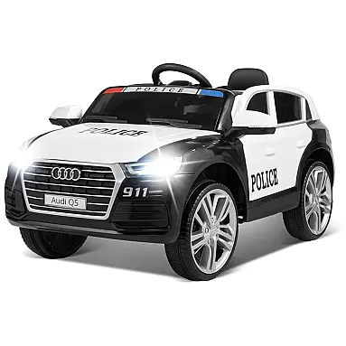 Carro Elétrico Policial 12V Recarregável