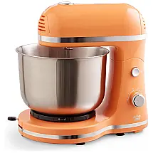 Delish by Batedeira Planetária Elétrica 3L com 5 Velocidades Aço Inoxidável 350W, 110v, DASH DCSM350GBOR02, Laranja