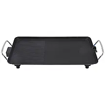 Churrasqueira Grill Elétrica até 8 Porções com Chapa Antiaderente, 110V, Demeras, Preta