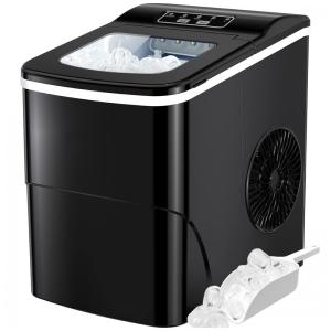 Máquina de Gelo SILON até 11 kg em 24H Portátil, 110v, SILONN, Preto